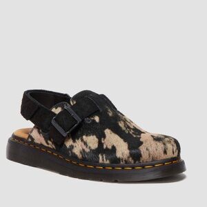 Dr. Martens Black and Tan Mules